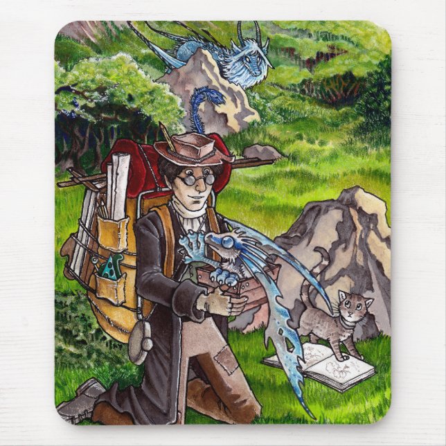 Baby Dragon Mouse Mat (Front)