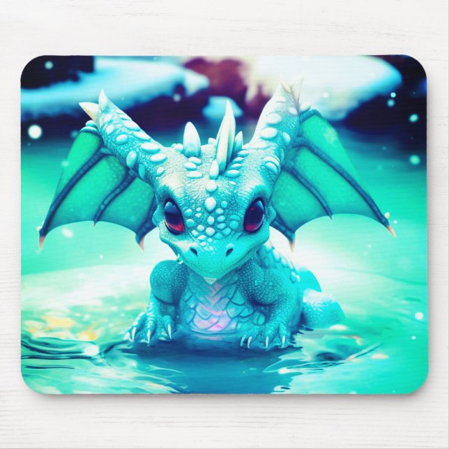 Baby Dragon Mouse Mat (Front)