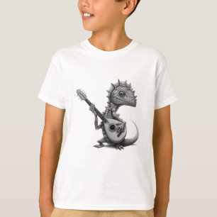 baby dragon playing guitar T-Shirt