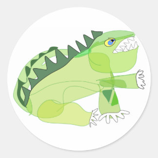 Baby Dragon Stickers, 20 Classic Round Sticker