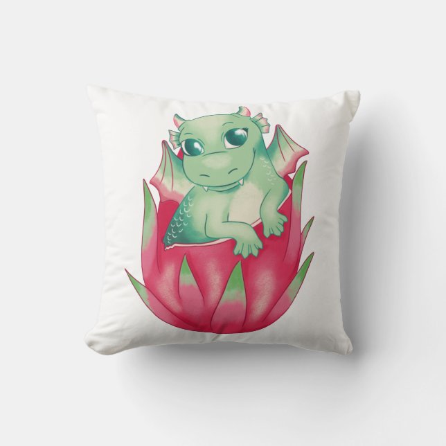 Baby Dragonfruit Dragon Cushion (Front)