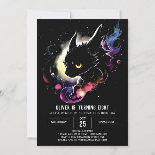 Baby Dragon's Enchanted Bash Birthday  Invitation