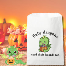 Baby Dragons need their hoards too for Halloween