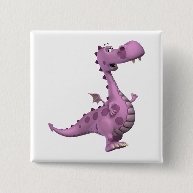 Baby Dragons: Smoky, Vl. 2 15 Cm Square Badge (Front)