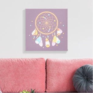 Baby Dreamcatcher Purple Canvas Print