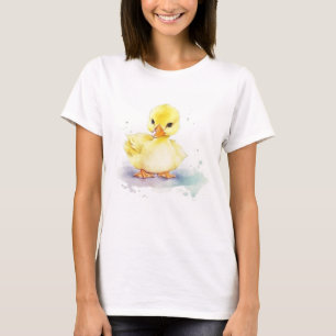 Baby Duck 2 Watercolor Women's T-Shirt
