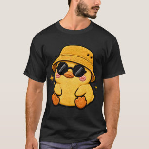 Baby Duck Embroidery Patch Cute Kawaii T-Shirt