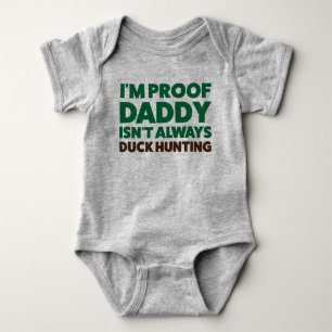 Baby Duck Hunting Jersey Bodysuit Shirt