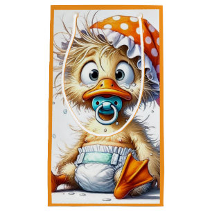 Baby Duck, New Baby Small Gift Bag