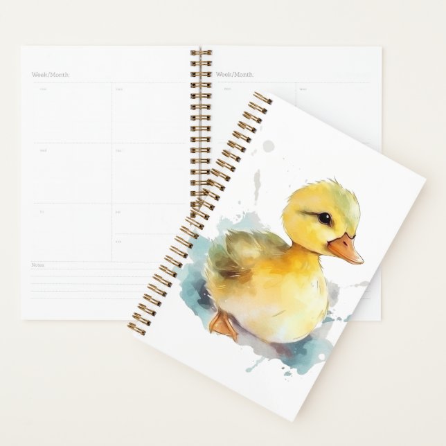 Baby Duck Watercolor Planner (Display)