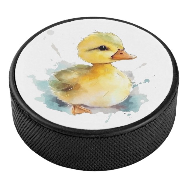 Baby Duck Watercolor Puck (3/4)