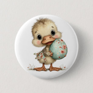 Baby Duckling 6 Cm Round Badge