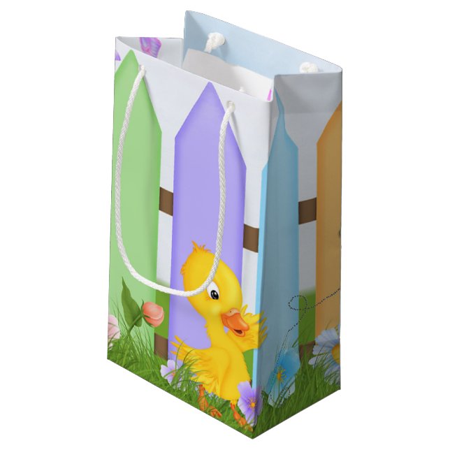 Baby Duckling Small Gift Bag (Back Angled)