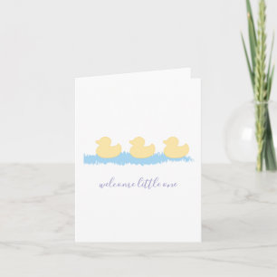 Baby Ducks Baby Shower Card for New Baby