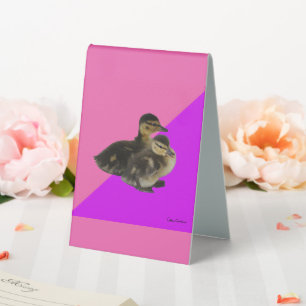Baby Ducks on Pink Raspberry and Purple Sorbet
