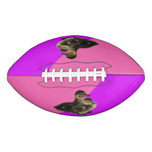 Baby Ducks on Pink Raspberry and Purple Sorbet American Football