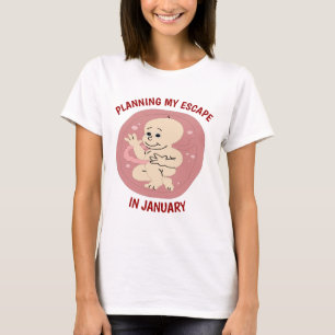Baby Due In Edit Month T-Shirt