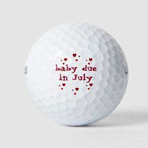 baby due in July golf balls by dalDesignNZ