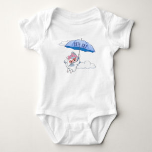 baby dummy with fun cat bodysuit