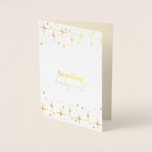 Baby Dust Card Infertility Wishes Gold Foil