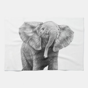 Baby Elephant American MoJo Kitchen Towels
