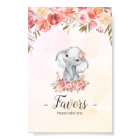 Baby Elephant Baby Shower Favors
