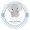 Baby Elephant (blue) Baby Shower