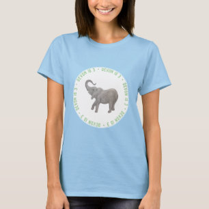Baby Elephant Blue Guest Of Honour T-Shirt