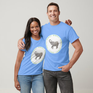 Baby Elephant Blue Guest Of Honour T-Shirt