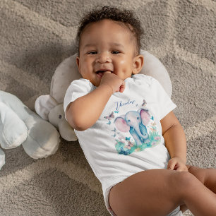 Baby Elephant Boy Bodysuit
