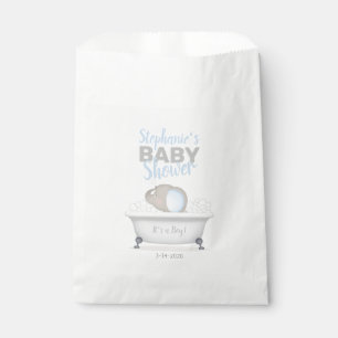 Baby Elephant Bubble Bath Boy Baby Shower Favour Bags