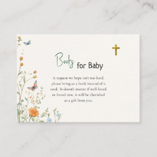 Baby Elephant & Butterflies Books for Baby Cards