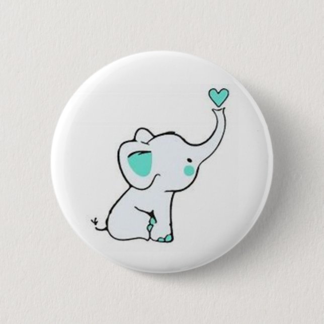 Baby Elephant Button (Front)