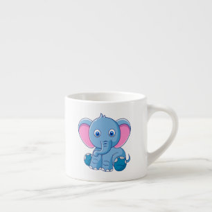 Baby Elephant Cartoon Clipart-64832 Espresso Cup