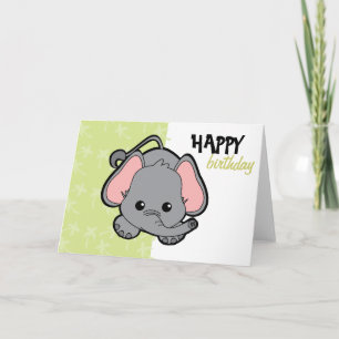 Baby Elephant Cutie Card