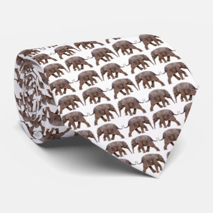Baby Elephant Frenzy Tie Dbl Sided(Choose Colour)