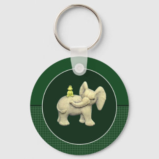 Baby Elephant & Frog Key Ring