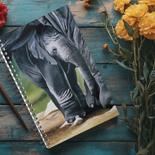Baby Elephant Grey Cute Planner