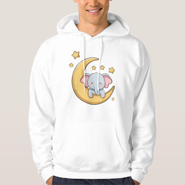 Baby elephant  hoodie (Front)
