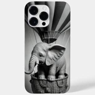 Baby Elephant in a Hot Air Balloon Case-Mate iPhone 14 Pro Max Case