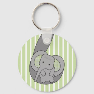 Baby Elephant Key Ring