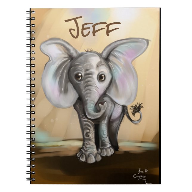 Baby Elephant Notebook (Front)