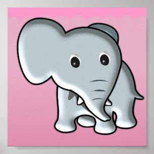 Baby Elephant/ Nursery Decor
