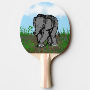 Baby Elephant Ping Pong Paddle