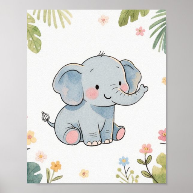 Baby Elephant Poster (Front)
