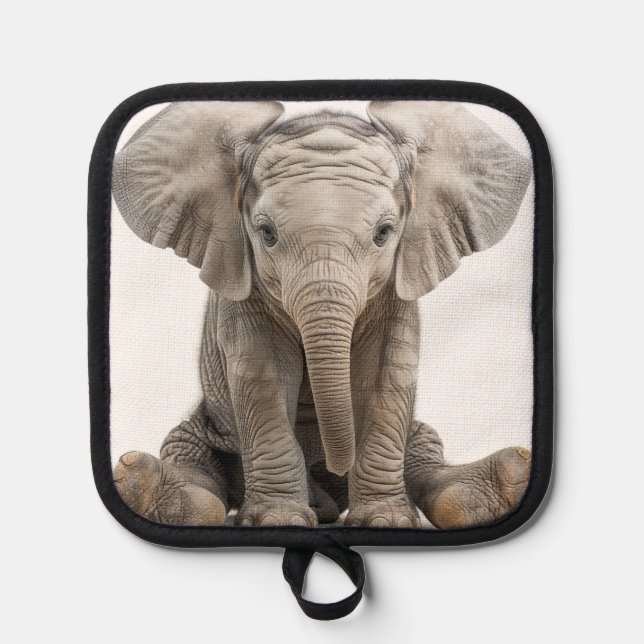 Baby Elephant  Pot Holder (Front)
