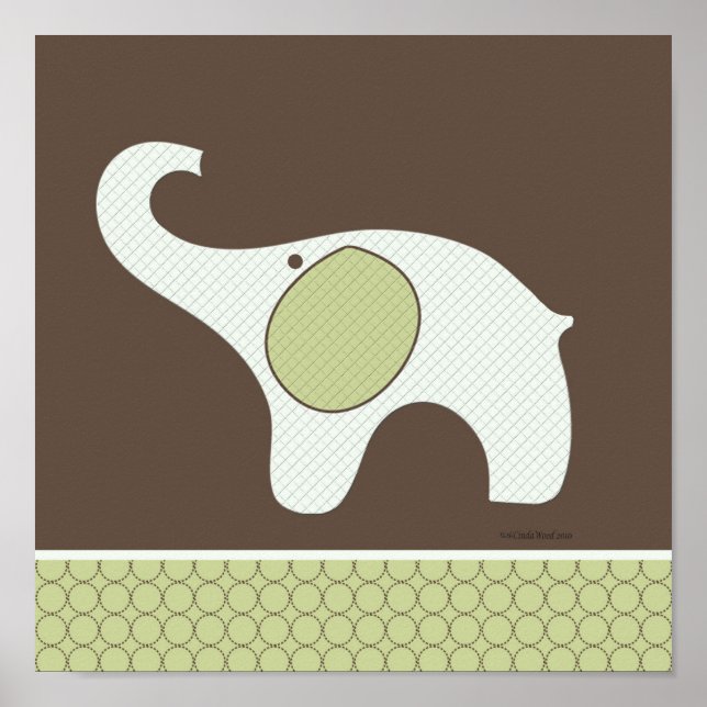 Baby Elephant Room Poster (Front)