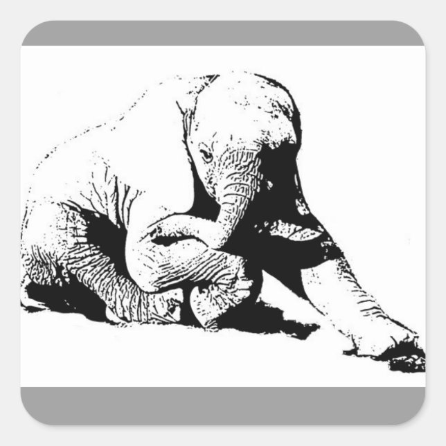 Baby Elephant Stickers (Front)