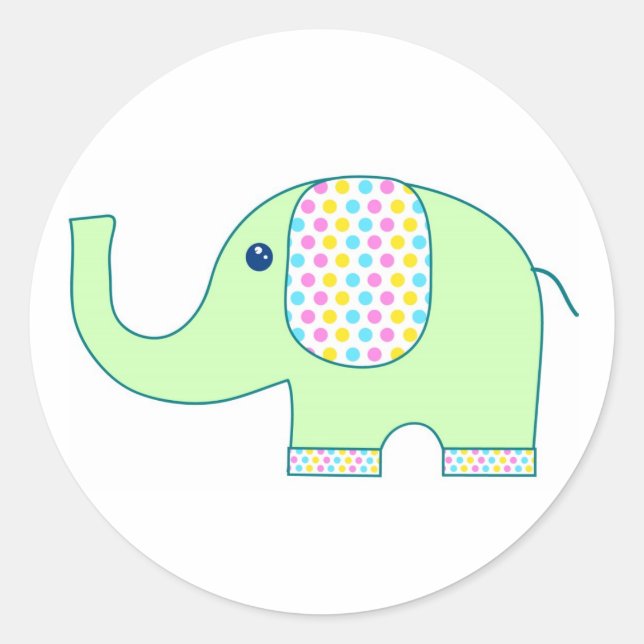 Baby Elephant Stickers (Front)