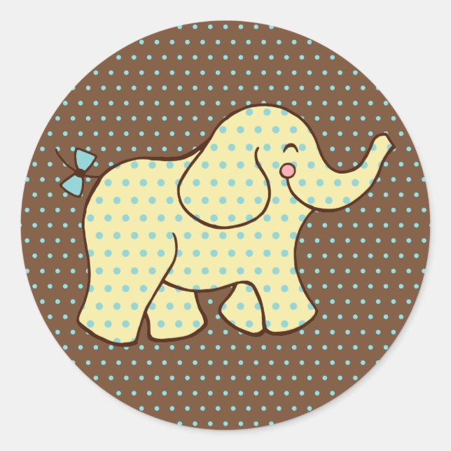 Baby Elephant Stickers (Front)